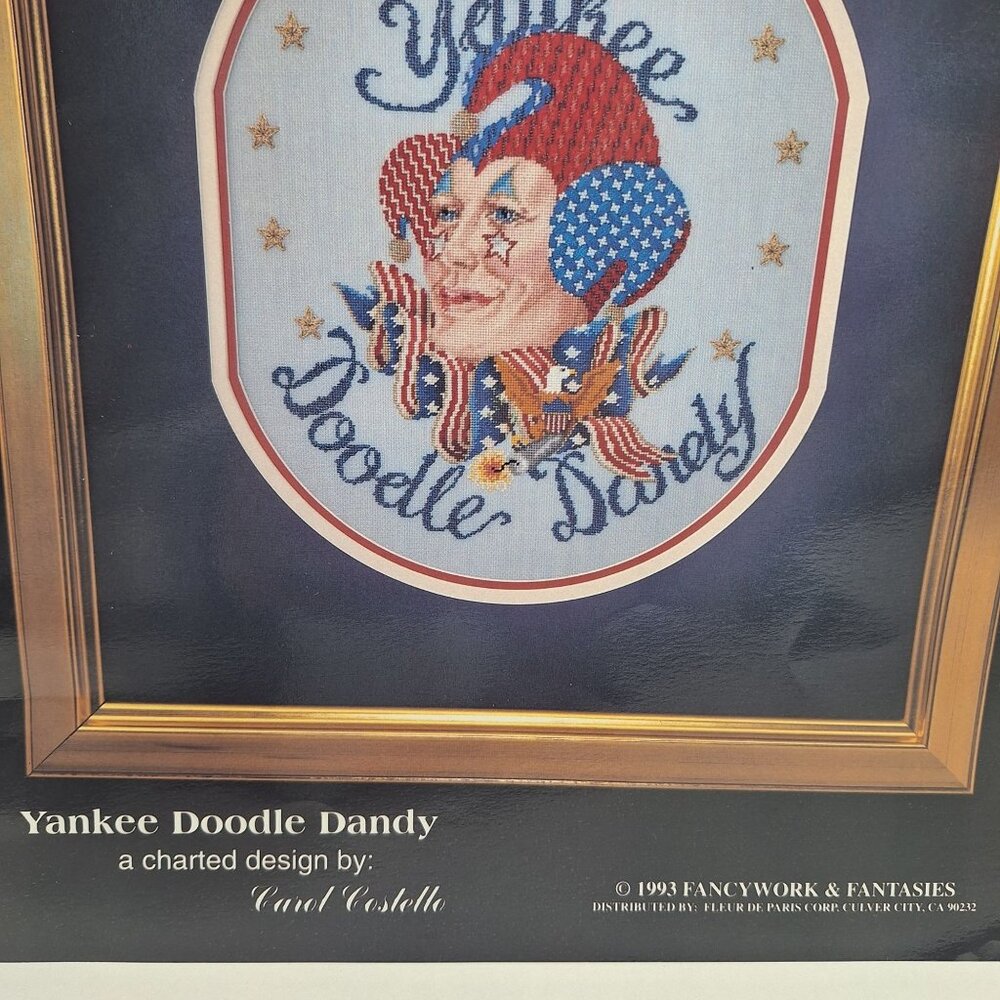Fleur De Paris Yankee Doodle Dandy Cross-Stitch Chart Book Carol Costello - Picture 3 of 10